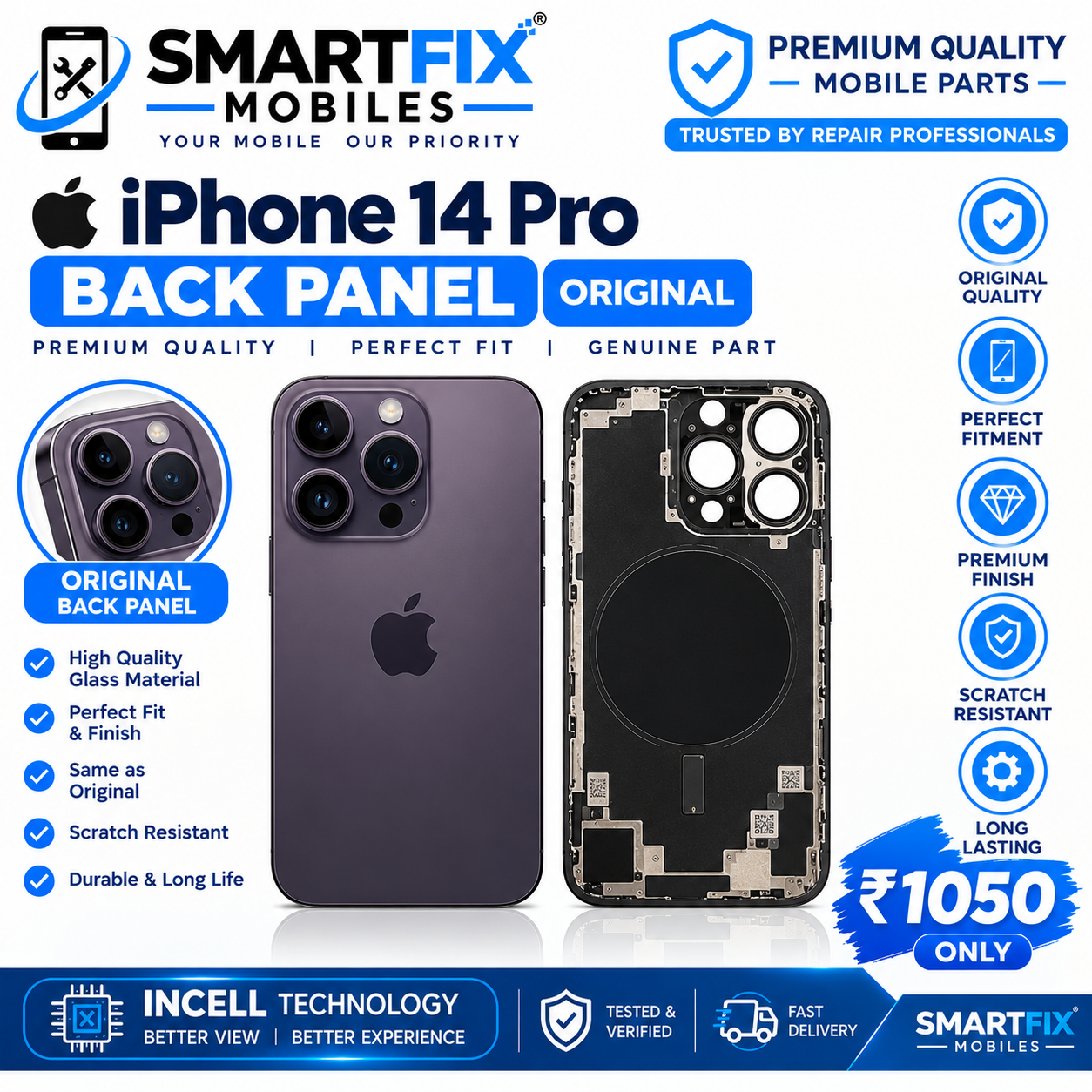 Iphone 14 pro back panel 